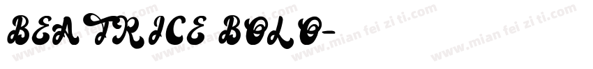 BEATRICE BOLO字体转换